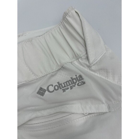 NWT Columbia PFG Women's Shorts Size 8 White Omni-Shade Outdoor Hiking Fishing - Picture 7 of 13